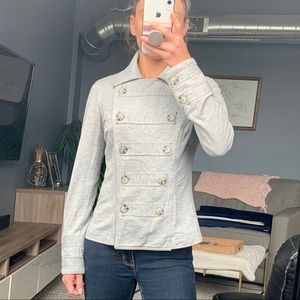 Cabi Gray Military Jacket